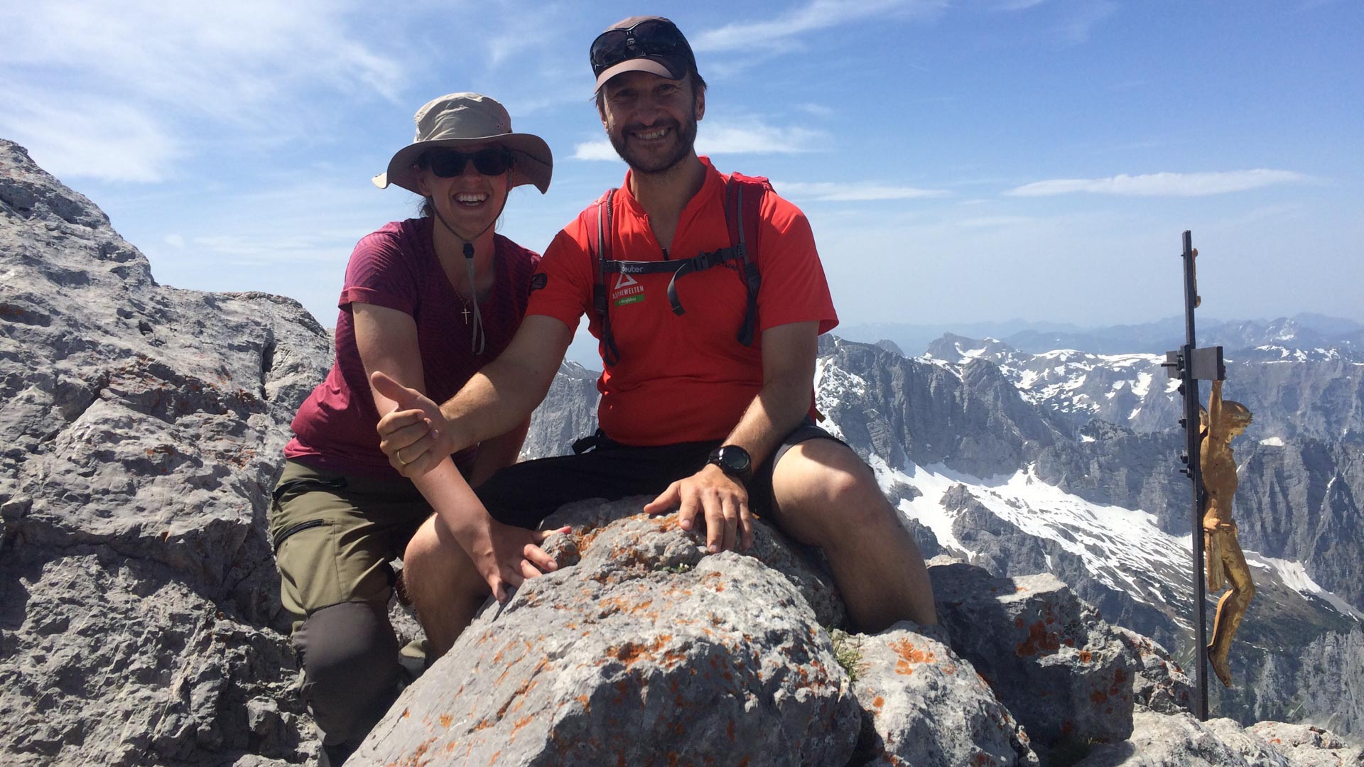 Glückliche Gesichter auf dem Hocheck - Ready to go 