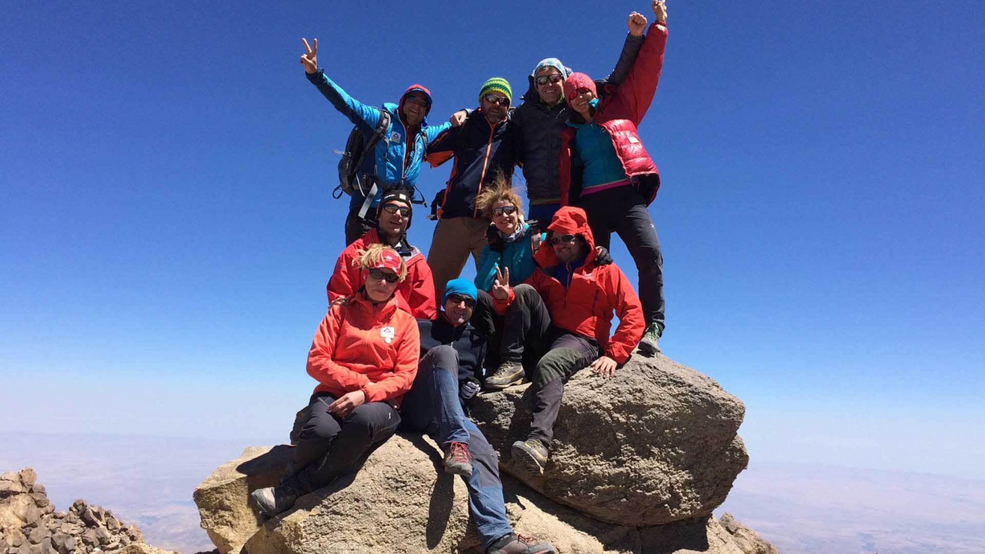 Gipfelerfolg Trekking im Iran