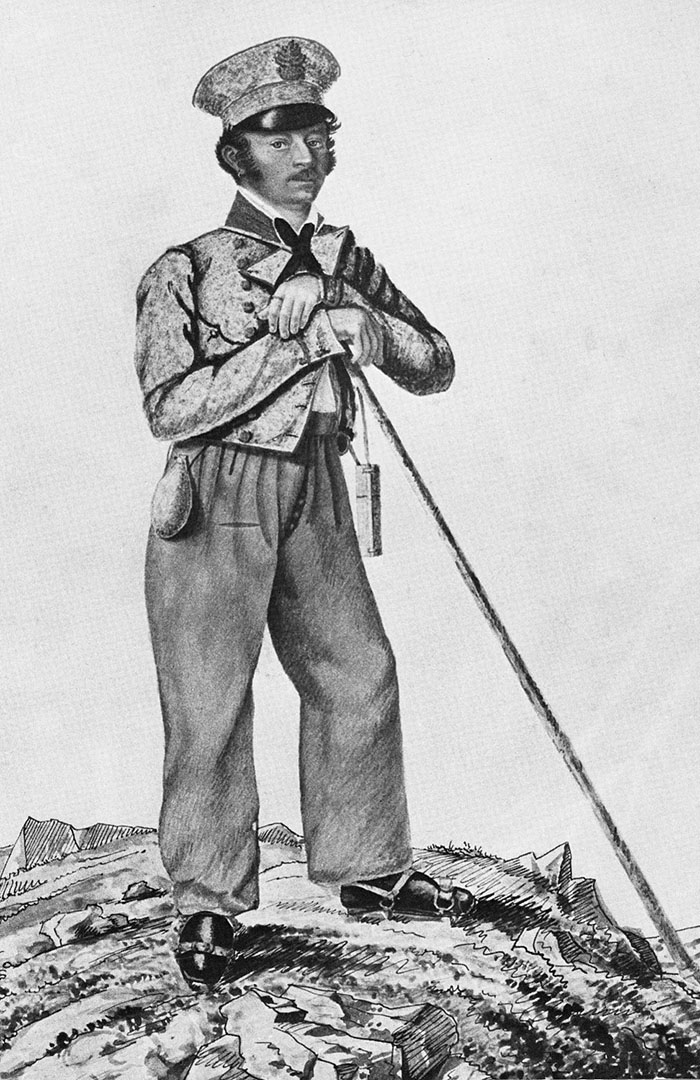 Josef Naus Erstbesteiger Zugspitze