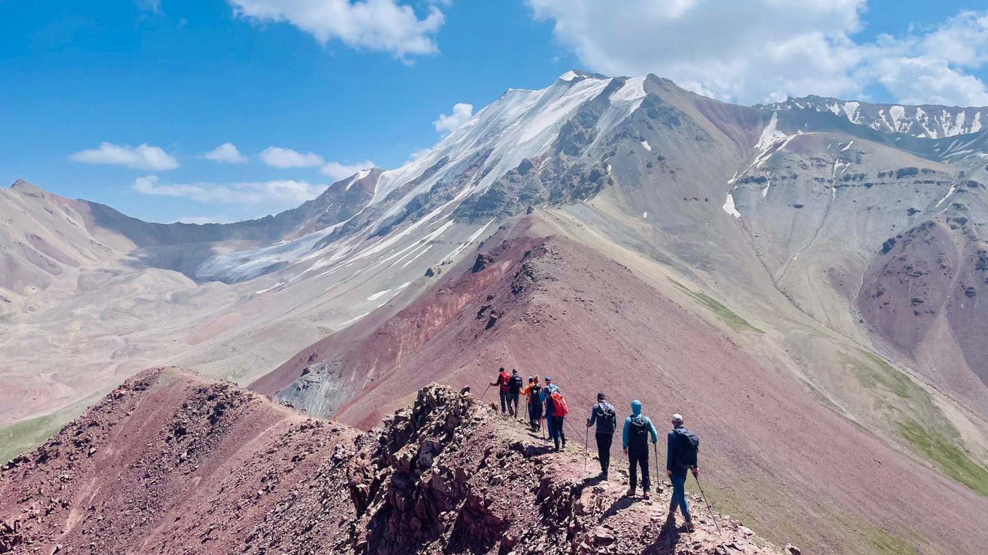 Vorbereitung am Pik Lenin